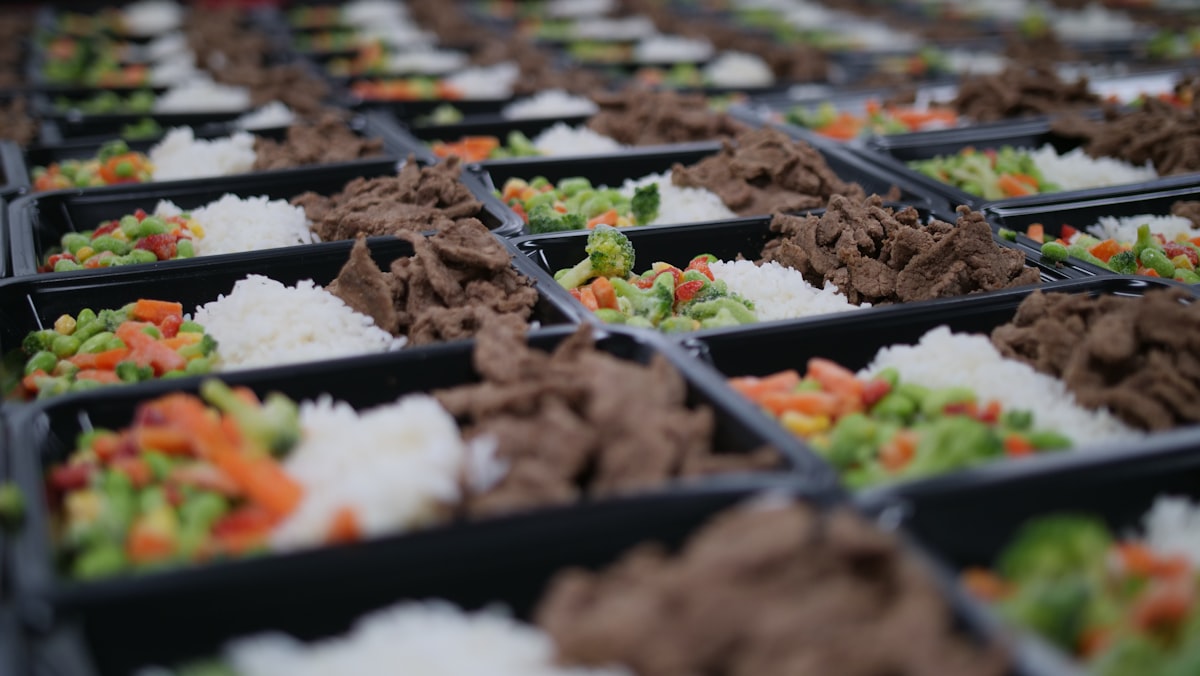 Repas nutritif équilibré en famille